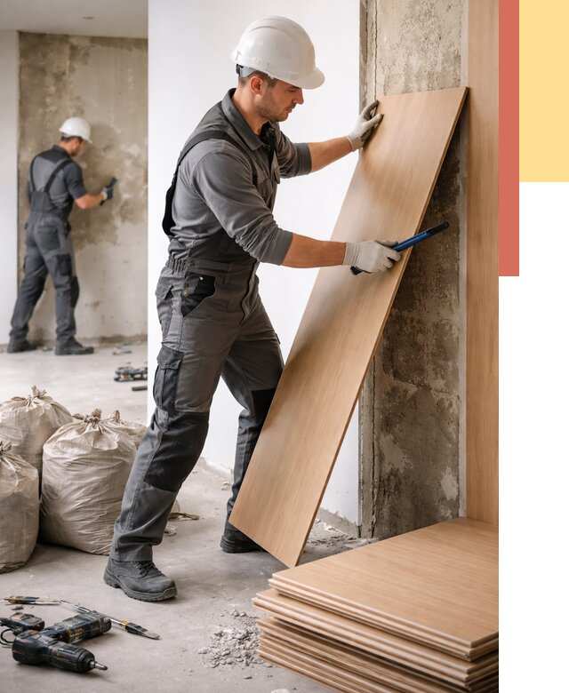 Демонтаж стеновых панелей в Старом Осколе от 3541 руб. за м² быстро и недорого | ОТДЕЛОЧНИК-Срк