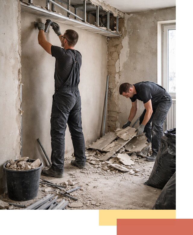 Демонтаж короба из гипсокартона в Старом Осколе быстро и аккуратно