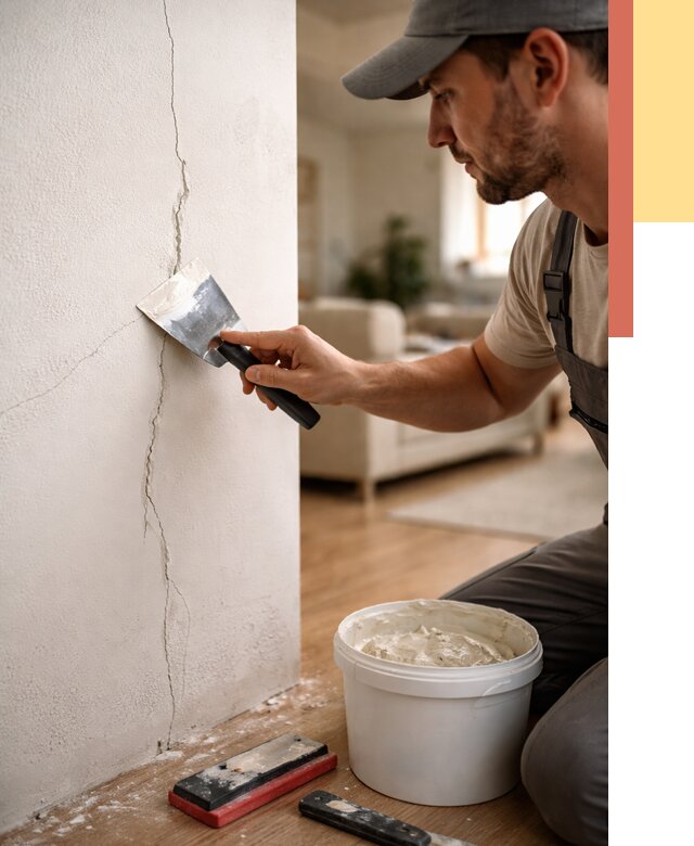 Заделка трещин и сколов в Старом Осколе от 2479 руб. — быстро и недорого | ОТДЕЛОЧНИК-Срк