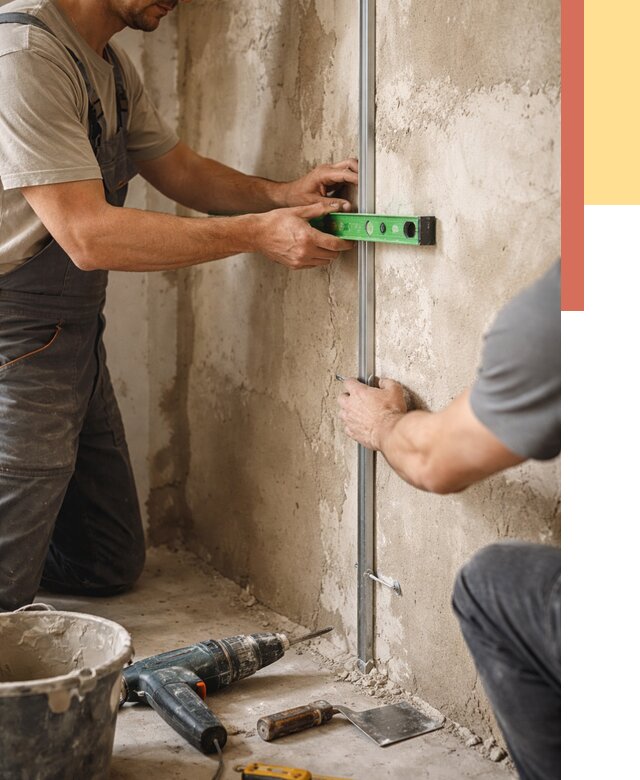 Установка штукатурных маяков в Старом Осколе от 7082 руб. — быстро и недорого | ОТДЕЛОЧНИК-Срк