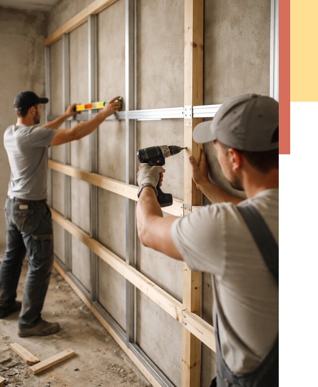 Устройство обрешетки под панели в Старом Осколе от 2125 руб. — монтаж под ключ | ОТДЕЛОЧНИК-Срк