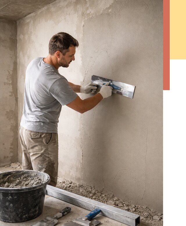 Штукатурка стен без маяков в Старом Осколе от 7284 руб/м2 — услуги и цена | ОТДЕЛОЧНИК-Срк