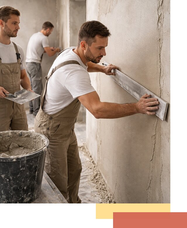 Штукатурка стен без маяков в Старом Осколе быстро и качественно