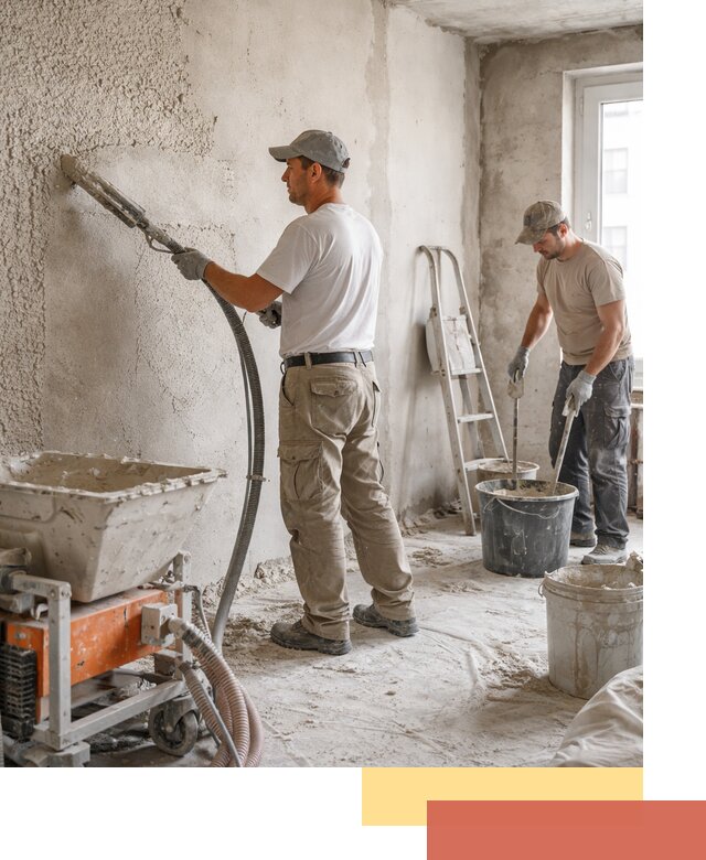 Машинная штукатурка стен в Старом Осколе — быстро и качественно