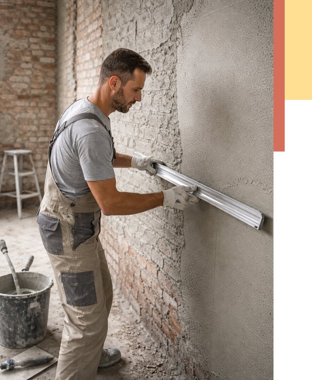 Штукатурка кирпичных стен в Старом Осколе от 4553 руб/м2 — быстро и недорого | ОТДЕЛОЧНИК-Срк