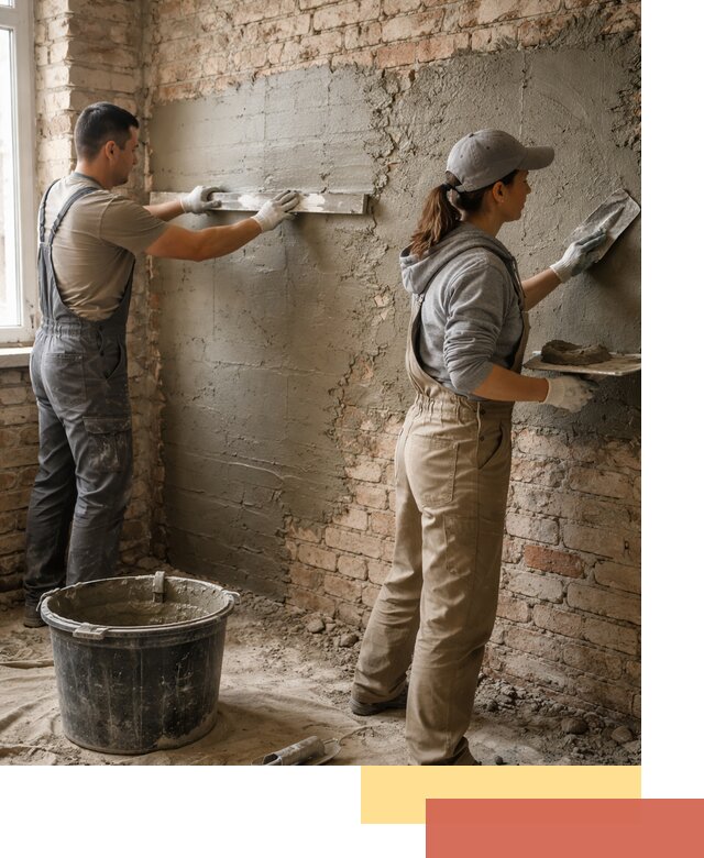 Штукатурка кирпичных стен в Старом Осколе — качественно и надежно