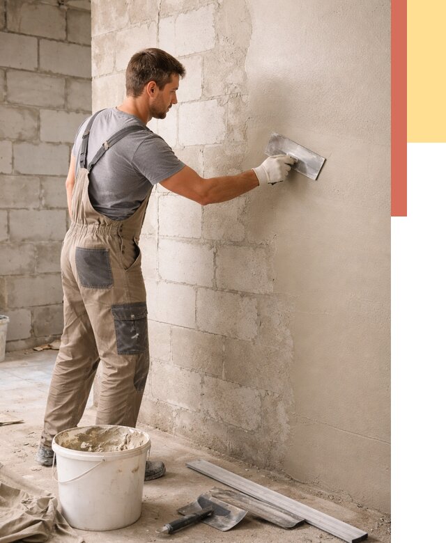 Штукатурка стен из газобетона в Старом Осколе от 2125 руб./м2 — быстро и недорого | ОТДЕЛОЧНИК-Срк