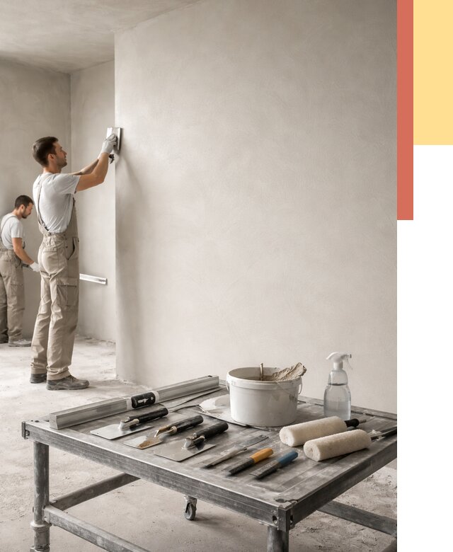 Штукатурка стен под покраску в Старом Осколе от 4553 руб./м² — качественно и недорого | ОТДЕЛОЧНИК-Срк