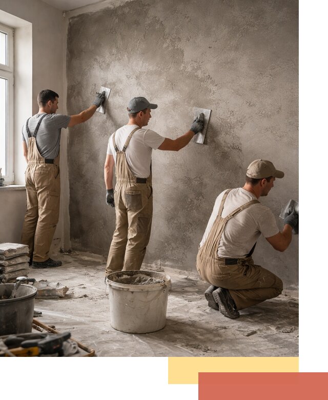 Декоративная штукатурка под бетон в Старом Осколе для стен и потолков