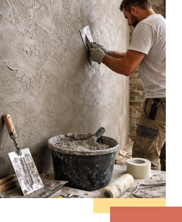 Декоративная штукатурка лофт в Старом Осколе — отделка стен и потолков