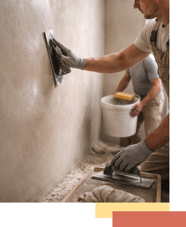 Нанесение марокканской штукатурки таделакт в Старом Осколе