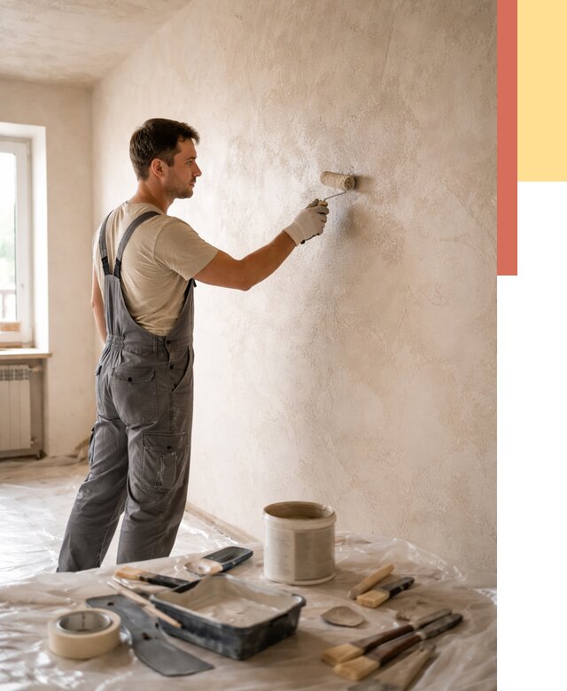 Нанесение лессирующей краски по декоративке в Старом Осколе от 1770 руб. | ОТДЕЛОЧНИК-Срк