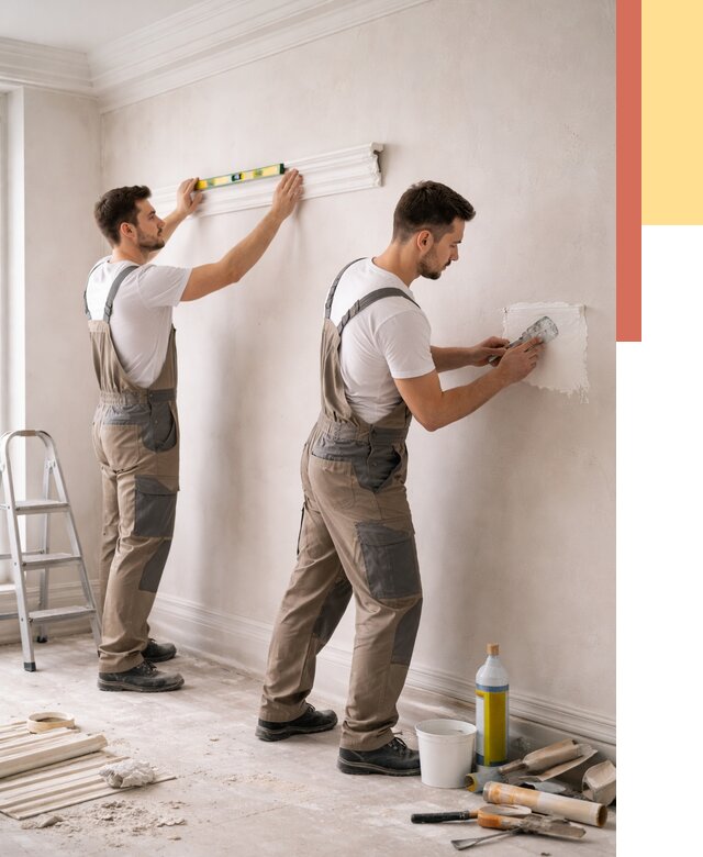 Монтаж лепнины на стены в Старом Осколе от 4553 руб. — недорого, быстро | ОТДЕЛОЧНИК-Срк