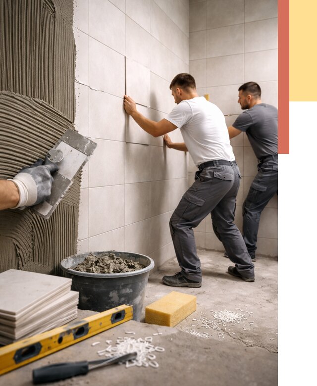 Укладка плитки на стены в Старом Осколе от 860 руб. — качественно и недорого | ОТДЕЛОЧНИК-Срк