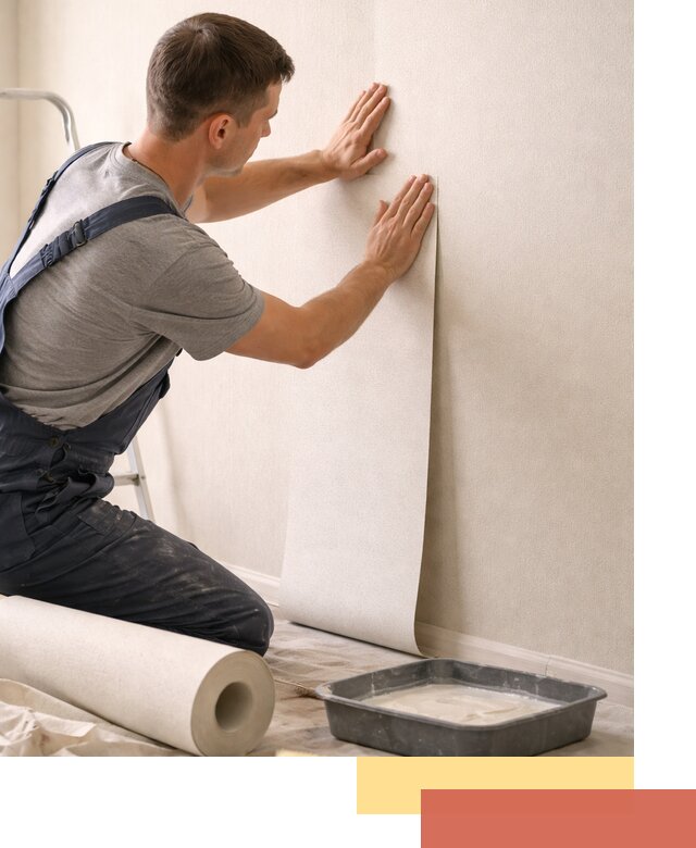 Поклейка флизелиновых обоев в Старом Осколе качественно и быстро