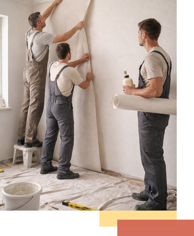 Оклейка стен обоями в Старом Осколе — качественно и профессионально