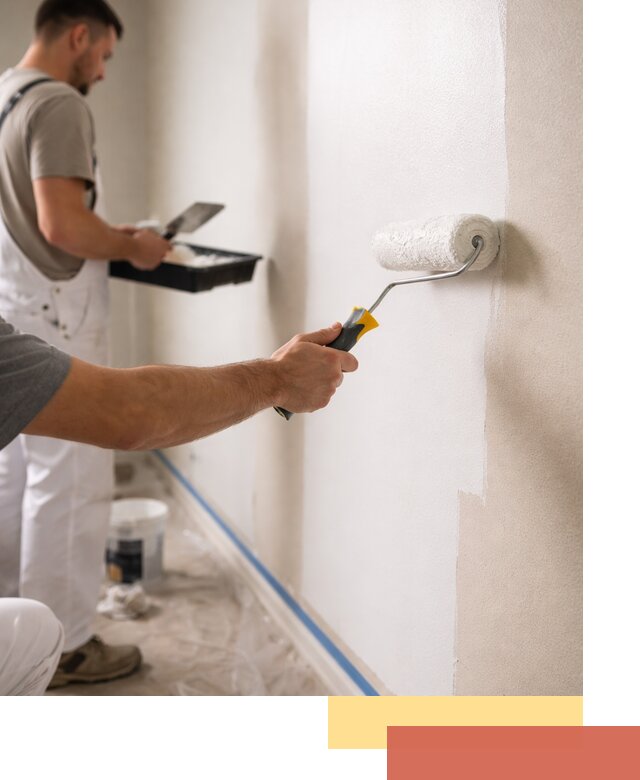 Покраска стен акриловой краской профессионально в Старом Осколе