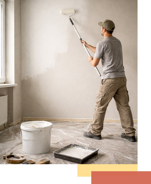 Покраска стен латексной краской в Старом Осколе качественно и быстро