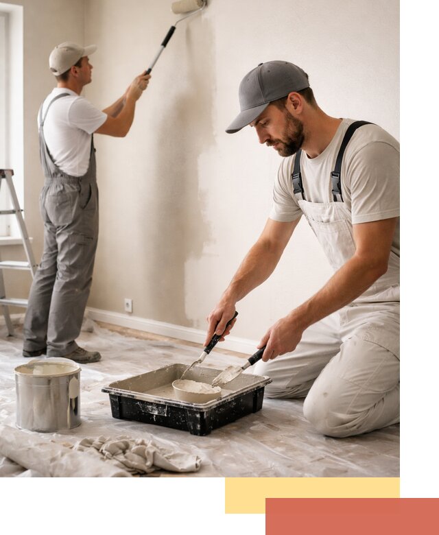 Покраска стен в квартире в Старом Осколе — профессионально и аккуратно