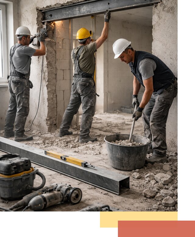 Создание проемов в стенах и несущих конструкциях в Старом Осколе