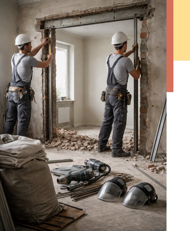 Расширение дверного проема в Старом Осколе от 12646 руб. под ключ | ОТДЕЛОЧНИК-Срк