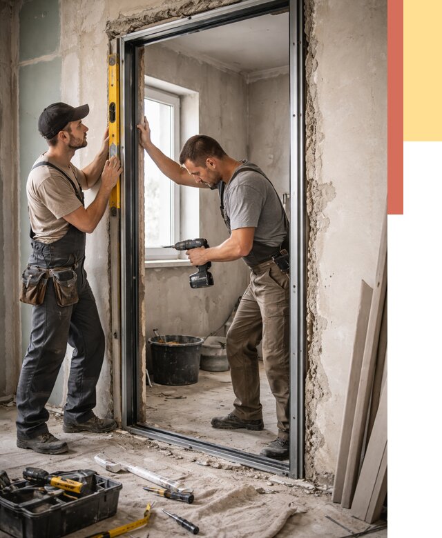 Закладка дверного проема в Старом Осколе от 3541 руб. — быстро и недорого | ОТДЕЛОЧНИК-Срк