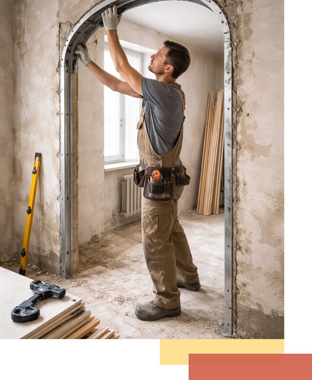 Устройство арочного проема в Старом Осколе под ключ