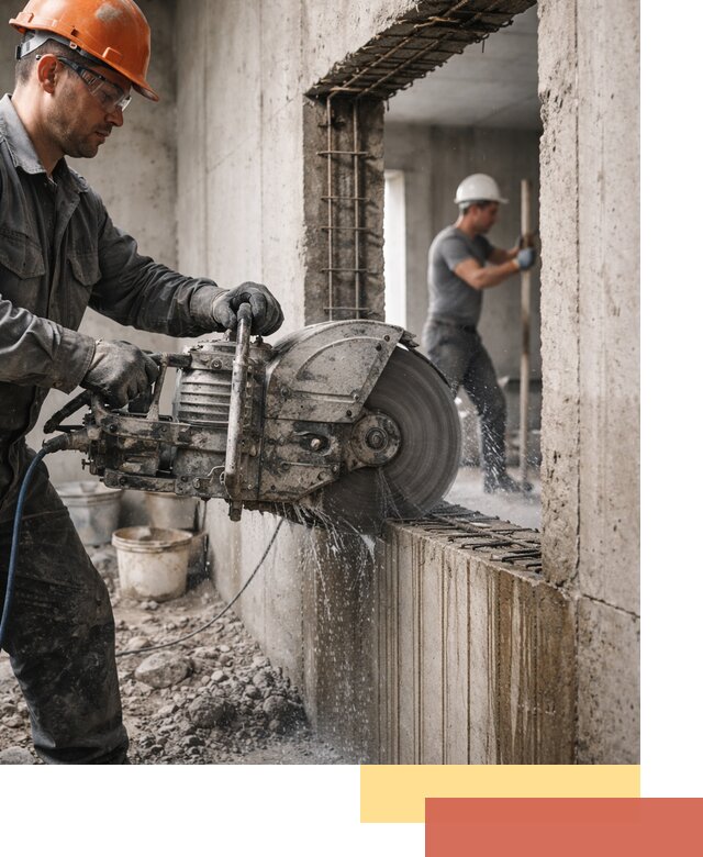 Алмазная резка проемов в Старом Осколе быстро и точно