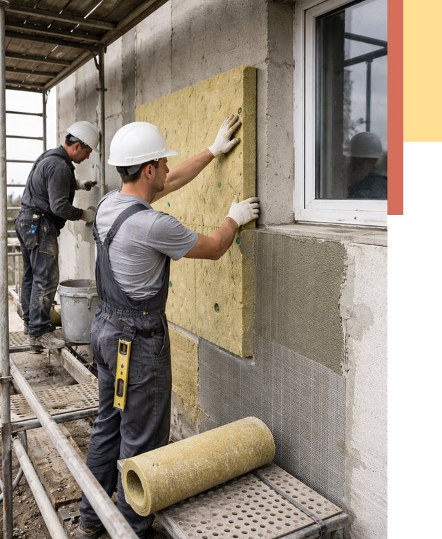 Утепление стен в Старом Осколе от 4350 руб. под ключ — быстро и недорого | ОТДЕЛОЧНИК-Срк