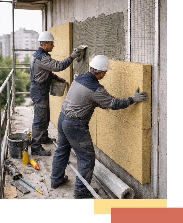 Утепление стен зданий и домов в Старом Осколе качественно и надежно