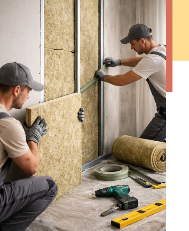 Шумоизоляция стен в Старом Осколе под ключ от 1872 руб. | ОТДЕЛОЧНИК-Срк