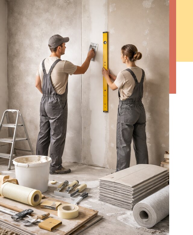 Отделка стен в Старом Осколе от 1518 руб/м² — недорого, быстро, под ключ | ОТДЕЛОЧНИК-Срк