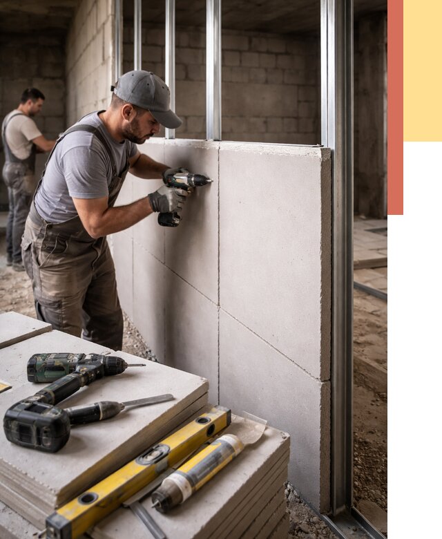 Кладка влагостойких перегородок ПГП в Старом Осколе от 1214 руб. под ключ | ОТДЕЛОЧНИК-Срк