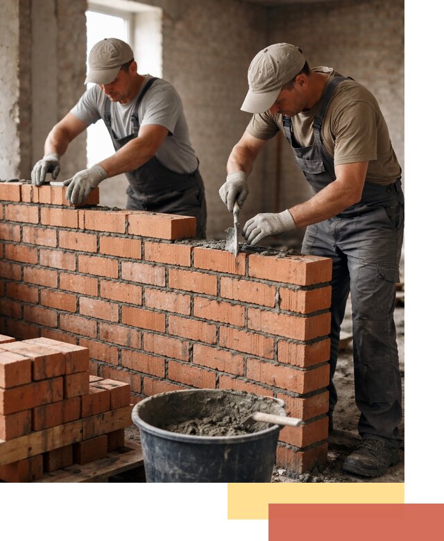 Кладка кирпичных перегородок под ключ в Старом Осколе