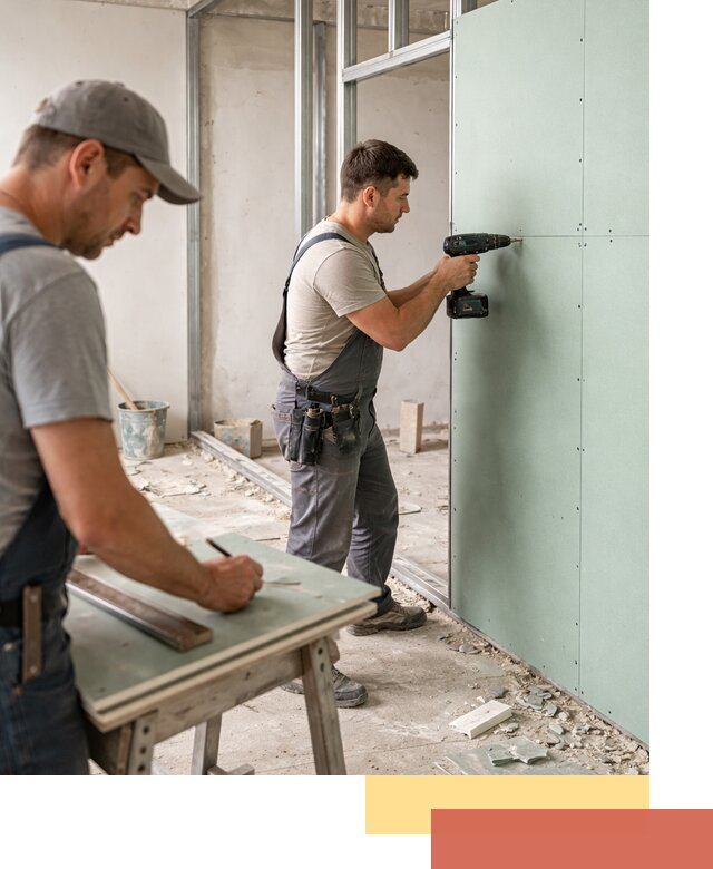 Перегородки из влагостойкого гипсокартона под ключ в Старом Осколе