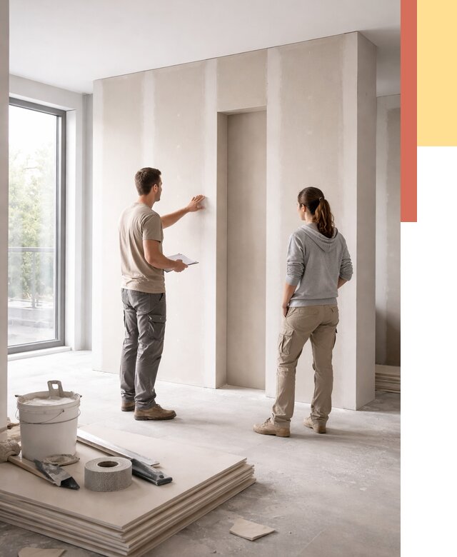 Зонирующая перегородка из гипсокартона в Старом Осколе от 2833 руб. под ключ | ОТДЕЛОЧНИК-Срк