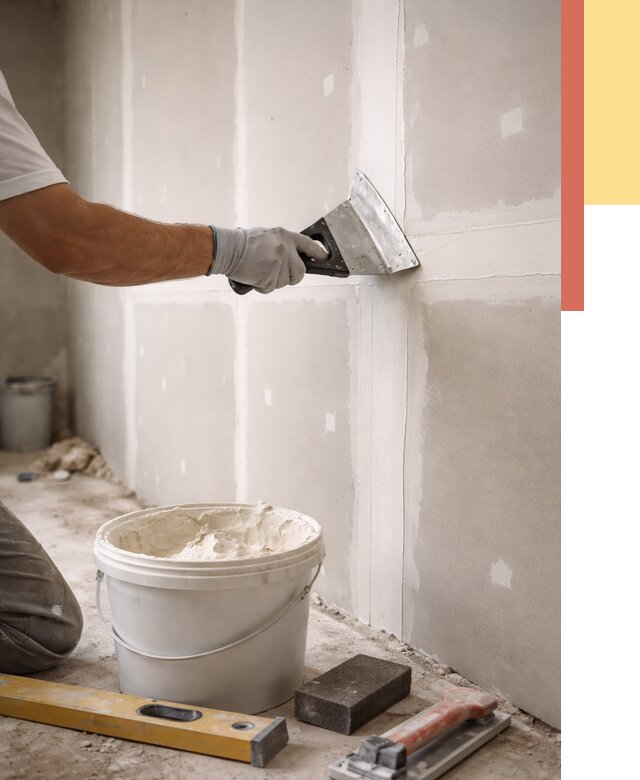 Шпаклевка перегородок из гипсокартона в Старом Осколе от 2529 руб. — услуги ОТДЕЛОЧНИК-Срк