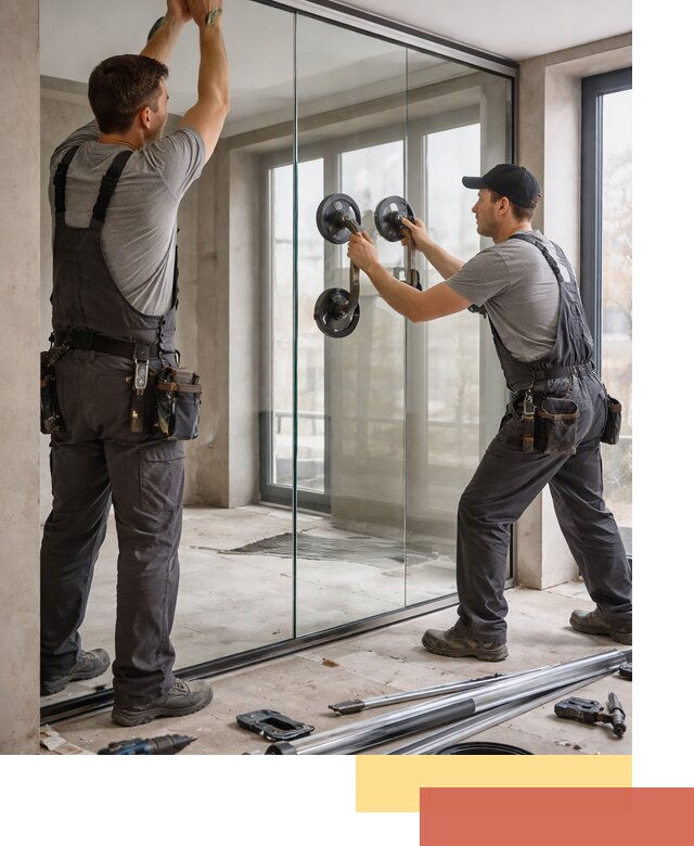 Цельностеклянные перегородки под ключ в Старом Осколе