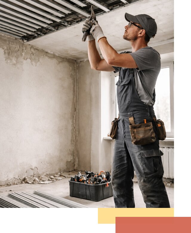 Демонтаж реечного потолка в Старом Осколе быстро и аккуратно