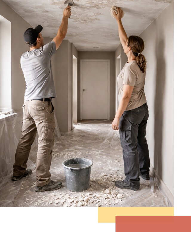 Удаление побелки с потолка в Старом Осколе — быстро и аккуратно