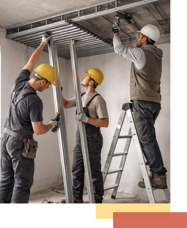 Монтаж реечного потолка под ключ в Старом Осколе