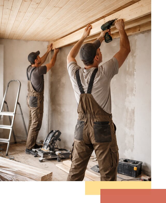 Монтаж потолка из вагонки в Старом Осколе профессионально и аккуратно