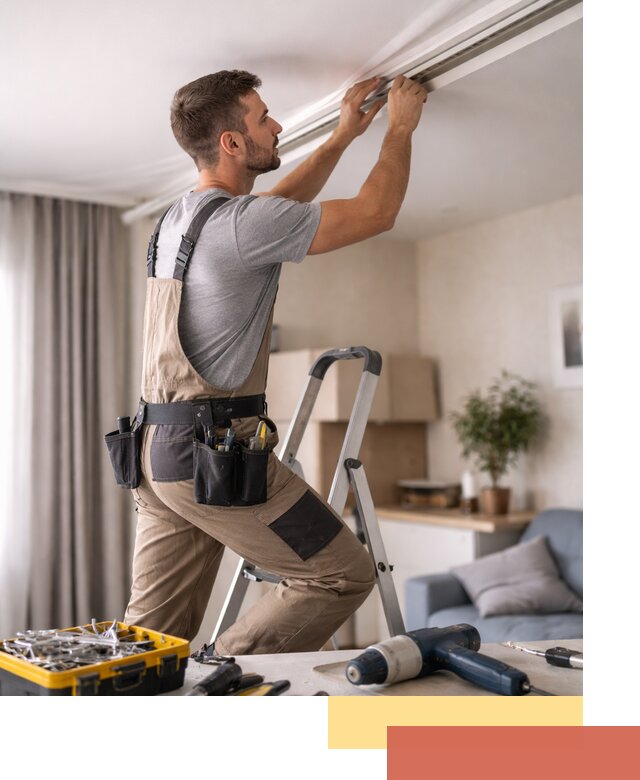 Ремонт натяжных потолков в Старом Осколе — качественно и оперативно