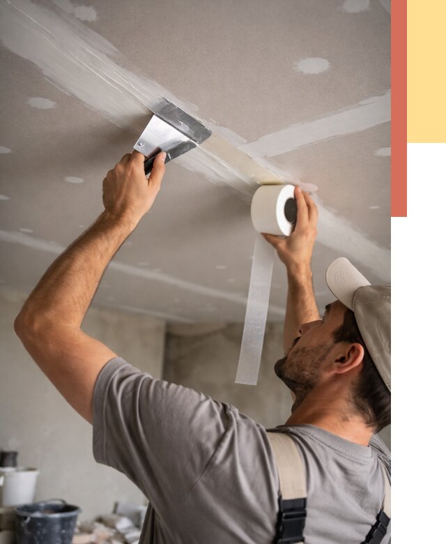 Обработка швов потолка ГКЛ в Старом Осколе от 7588 руб. под ключ | ОТДЕЛОЧНИК-Срк