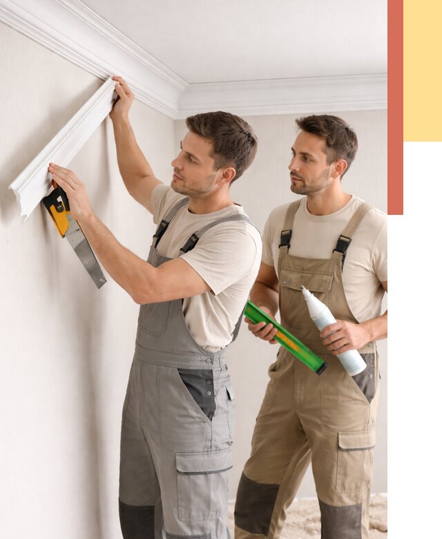 Монтаж потолочного плинтуса в Старом Осколе от 2327 руб. — быстро и недорого | ОТДЕЛОЧНИК-Срк