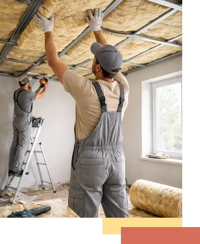 Утепление потолка под ключ в Старом Осколе качественно и быстро