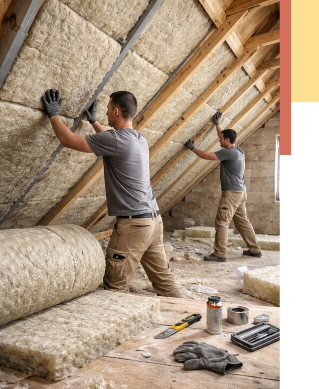 Утепление потолка минватой в Старом Осколе от 1467 руб. — быстро и недорого | ОТДЕЛОЧНИК-Срк