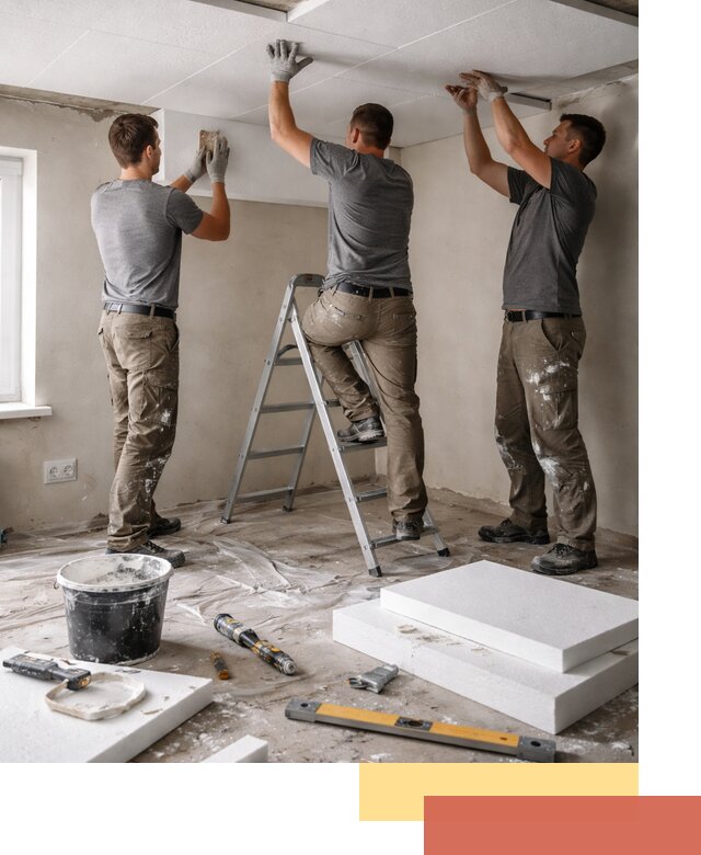 Утепление потолка пенопластом в Старом Осколе быстро и качественно