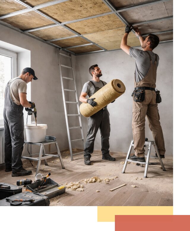 Шумоизоляция потолка в Старом Осколе: профессиональный монтаж и отделка